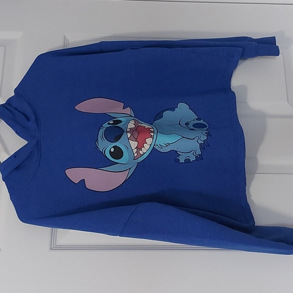 Lilo & Stitch , Stitch cropped pullover hoodie - Picture 1 of 3